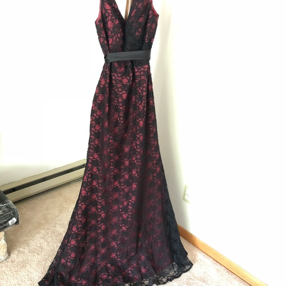 Mori Lee Formal Gown w/ Lace Overlay - Picture 4 of 5